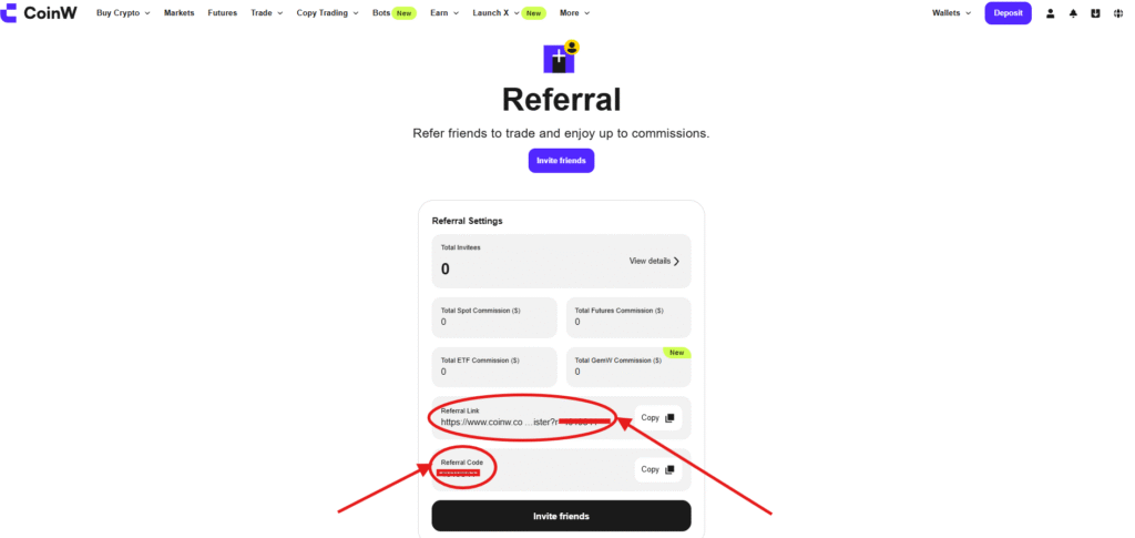 Find Your Referral Code