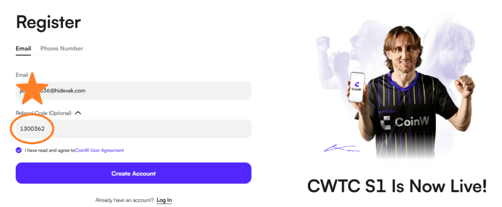 CoinW Futures Referral Code